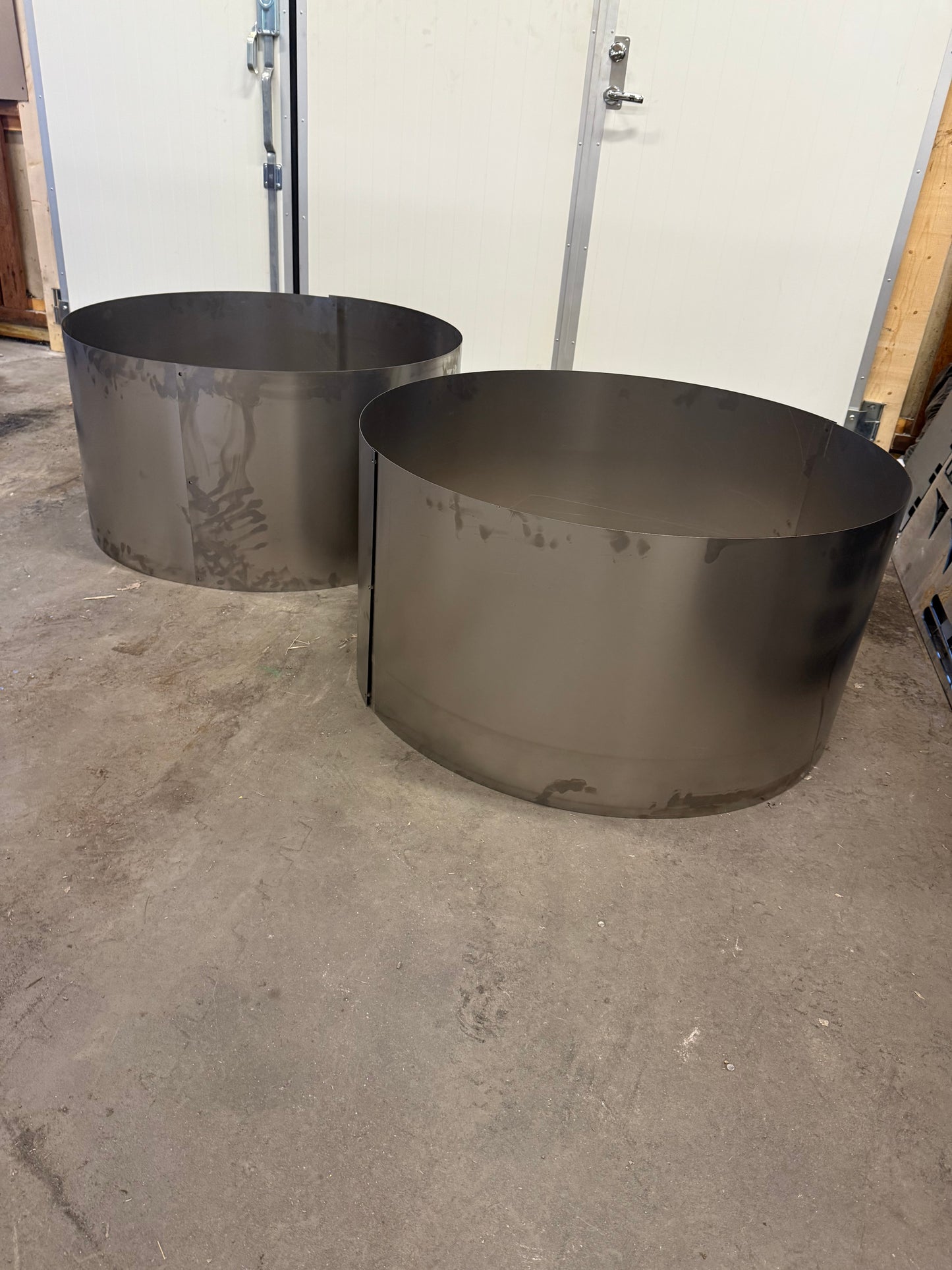 Odlingslåda Rund Corten