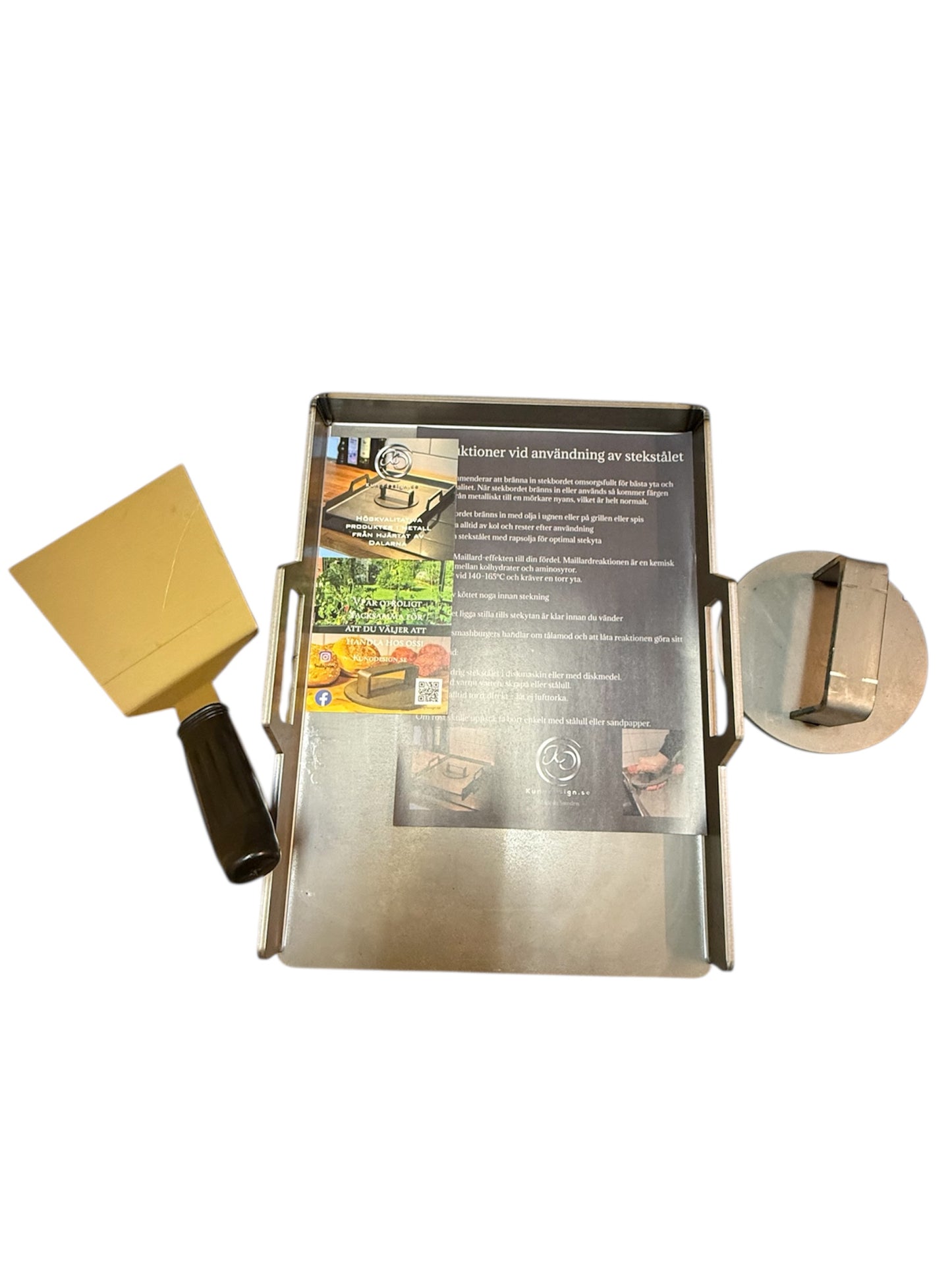 Burgarkit Premium Max (Stekbord+Smashjärn+Stekspade)