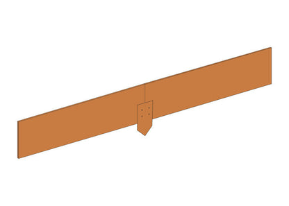 Rabattkant - Corten (10 pack)