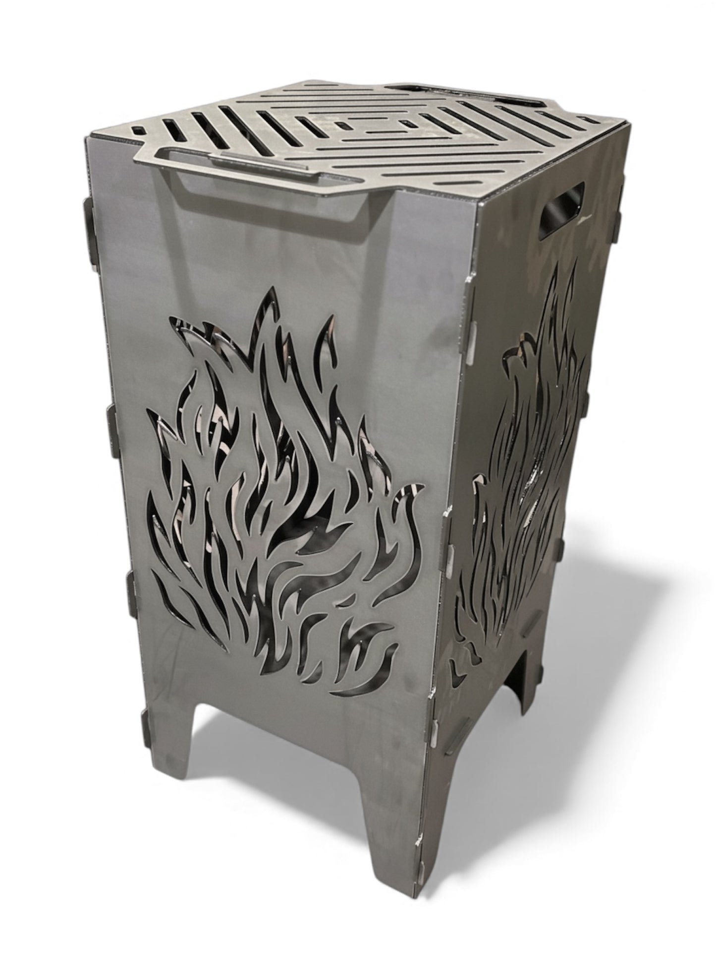 Eldkorg - XL inkl. Grillgaller (40x40x76cm)